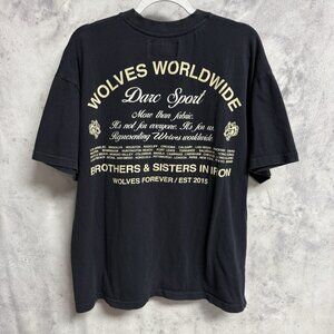 Wolves Worldwide Darc Sport T Shirt Mens M 23x27.5 Blue